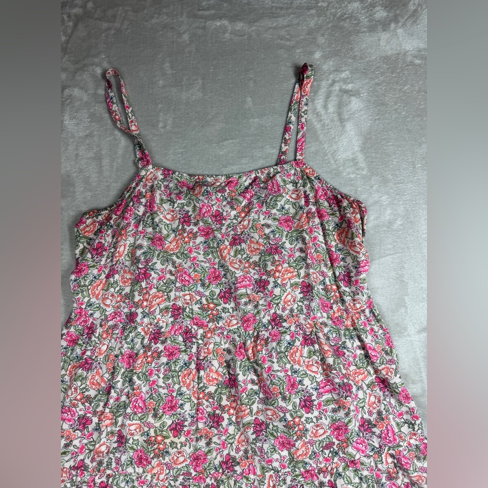 Old Navy Pink Floral Spaghetti-Strap Mini Dress - Picture 3 of 16